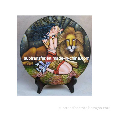 Big Circle Sublimation Photo Slate/Rocks